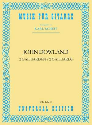 Dowland John: Dowland Two Galliards S Gtr