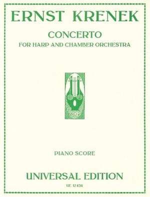 Krenek, E: Concerto Harp Pft.red Op. 126