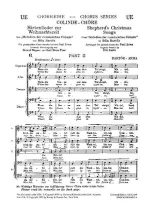 Bartók, Béla: Shepherd's Christmas Songs Part 2 Band 2