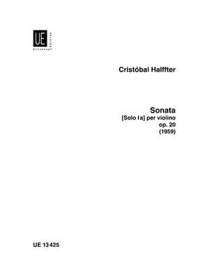 Halffter Cristó: Sonata op. 20