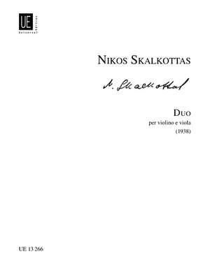 Skalkottas Niko: Skalkottas Duo Vln Vla A/k 45