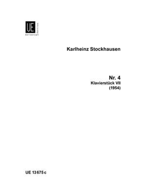 Stockhausen, K: Klavierstück VII Nr. 4