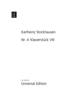 Stockhausen, K: Klavierstück VIII Nr. 4