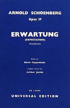 Schoenberg, A: Erwartung Eng Lib Op. 17
