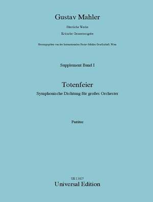 Mahler, G: Totenfeier (Symphonic Poem)