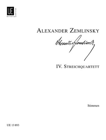 Zemlinsky: String Quartet No. 4, Op. 25