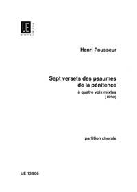 Pousseur Henri: Sept versets