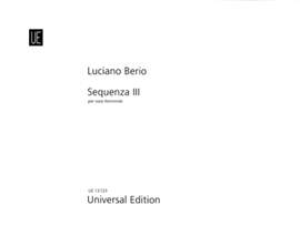 Berio, L: Sequenza III for female voice