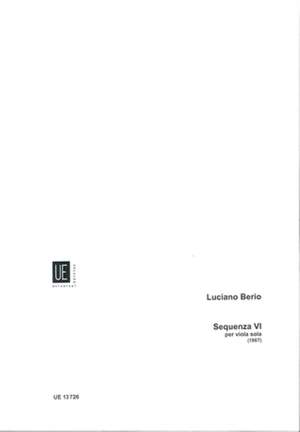 Berio, L: Sequenza VI for viola