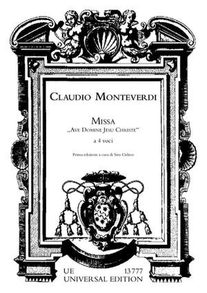 Monteverdi: Missa Ave Domine Jesu Christe
