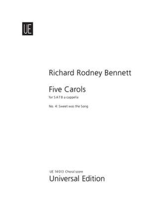 Bennett Five Carols No.4 Satb Chor