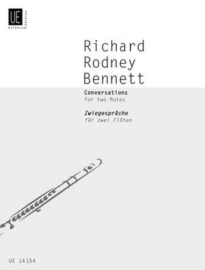 Richard Rodney Bennett: Conversations  for 2 flutes