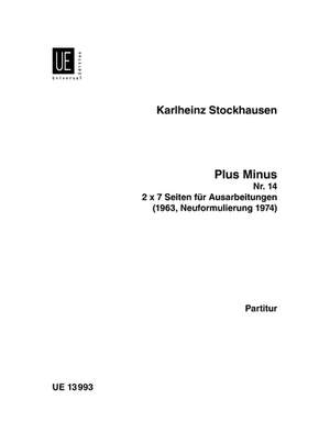 Stockhausen, K: Plus Minus No.14 Score Nr. 14
