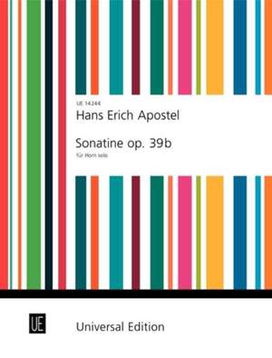 Apostel Hans Er: Apostel Sonatine Op39b S.hn Op. 39b