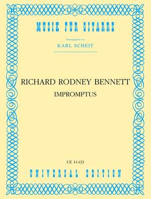 Richard Rodney Bennett: Impromptus Gtr