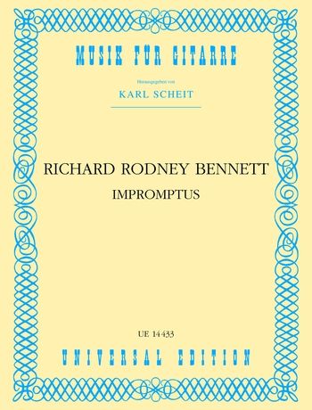 Richard Rodney Bennett: Impromptus Gtr