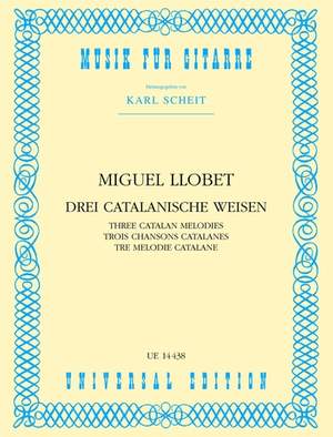 Llobet Miguel: 3 Catalan Songs and Dances