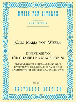 Weber: Weber Divertimento Op38 Gtr Pft Op. 38
