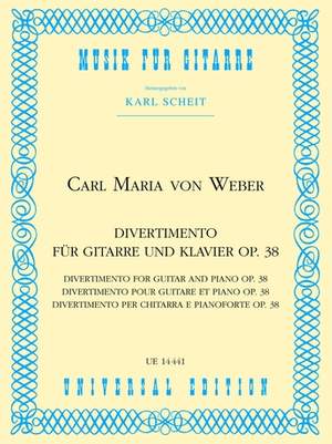 Weber: Weber Divertimento Op38 Gtr Pft Op. 38