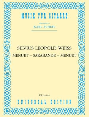 Scheit Karl: Weiss Menuet Sarabande Menuet S.gtr