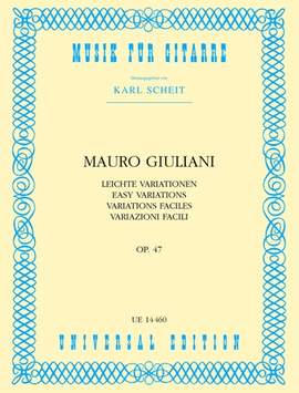 Giuliani Mauro: Easy Variations Op.47 op. 47