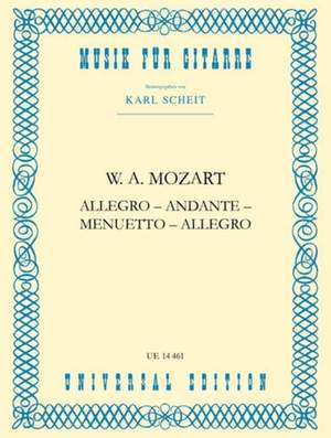 Mozart, W A: Allegro Andante S Gtr Aus Kv 487