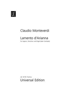 Monteverdi: Il Lamento D'arianna Score