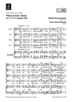 Richard Rodney Bennett: What sweeter music