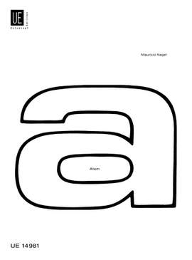 Kagel, M: Atem 1 Wind Inst