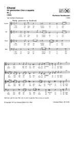 Stockhausen, K: Choral Satb Mix Vce Chor Nr. 1/9 Product Image