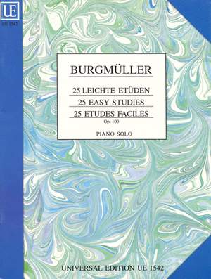 Burgmüller Fréd: 25 Easy Studies op. 100
