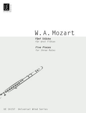Mozart, W A: Five Pieces 3fl