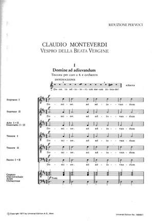 Monteverdi: Domine Ad Adiuvandum Toccata