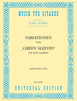 Anon Variations On Greensleeves S Gtr