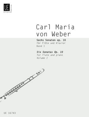 Weber: Weber 6 Sonatas Op10 Vol.1 No.1-3 Fl Pft Op. 10 Band 1