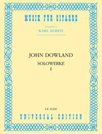 Dowland John: Dowland Solo Works Vol.1 Gtr Band 1