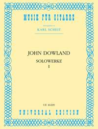 Dowland John: Dowland Solo Works Vol.1 Gtr Band 1