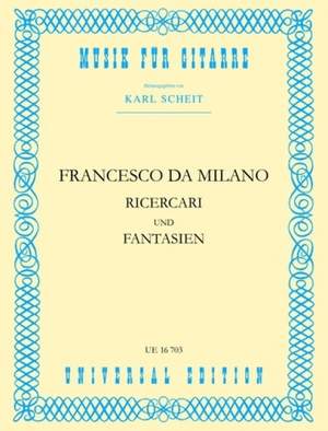 Francesco Canov: Milano Ricercari & Fantasien S Gtr