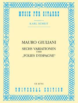 Giuliani Mauro: Giuliani 6 Variationen S Gtr Op. 45