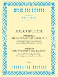 Giuliani Mauro: Giuliani Variations Theme Handel Gtr Op. 107
