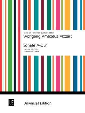 Mozart, W A: Sonate A Maj Fl Gtr Kv 331/332