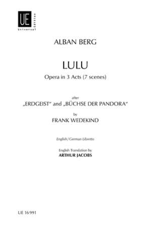 Berg, A: Lulu Libretto