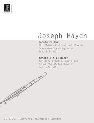 Braun Gerhard: Haydn Sonate Ebmaj Fl Pft Hob. Iii:80