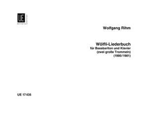 Rihm, W: Liederbuch Vce Pft