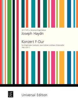 Haydn, Concerto - F major for organ (cembalo) 2 violins and bass (cello) Hob. XVIII:7
