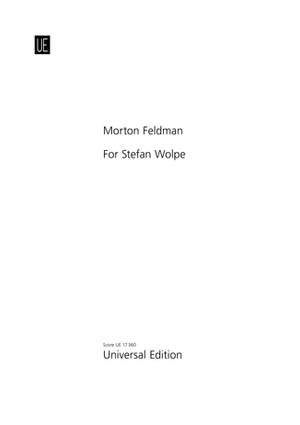 Feldman, M: For Stefan Wolfe Full Score