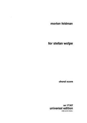 Feldman, M: For Stefan Wolfe Choral Score