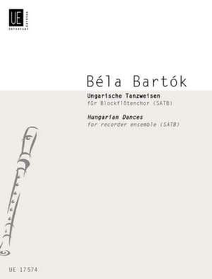 Bartók: Hungarian Dances 4rec Scpts