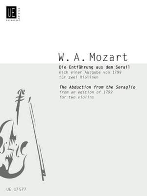 Mozart, W A: Abduction From Seraglio 2vln Kv 384
