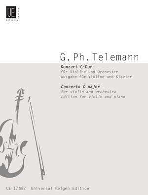 Telemann: Telemann Konzert Cmaj Vln Pft.red